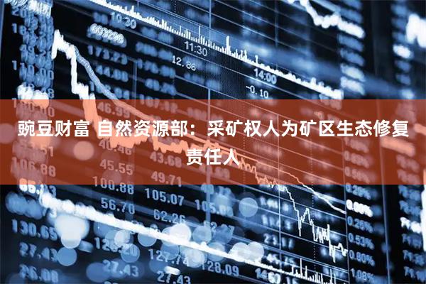 豌豆财富 自然资源部：采矿权人为矿区生态修复责任人